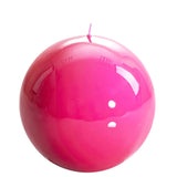 Objekt-Kerze BOWLING fuchsia (knallpínk!) in Hochglanz, 15cm!