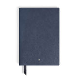 Notizbuch medium (mittelgroß), Sartorial Leder blau, kariert