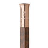 SNAKEWOOD ROSE GOLD Drehkugelschreiber Kanneliert Limited Edition