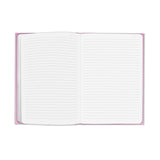 caran d'ache Notizbuch metallic rosa liniert A5 colormat-x