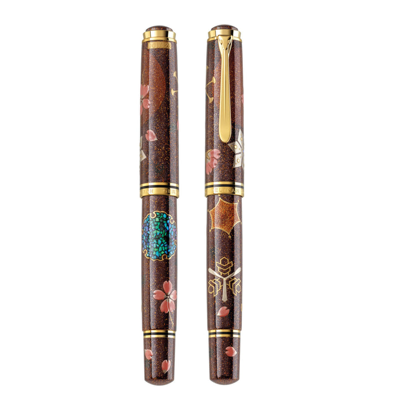 820639 Pelikan Füllfederhalter Maki-e Snow Moon Flowers