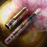 820639 Pelikan Füllfederhalter Maki-e Snow Moon Flowers