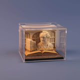 Abreißblock Goethe 3D Lasercut