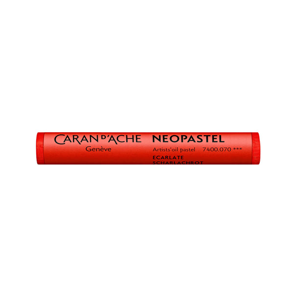 NEOPASTEL® Oelpastell Einzelblock rund scharlachrot