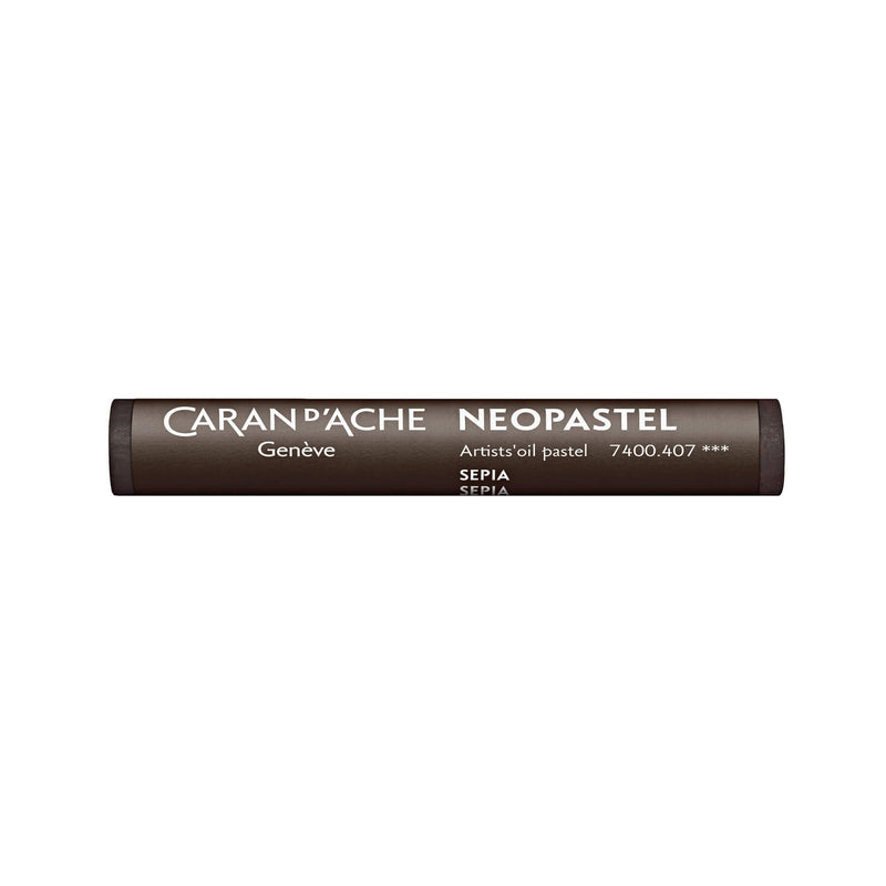 NEOPASTEL® Oelpastell Einzelblock rund sepia