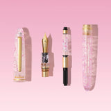ESTIE X BUNGUBOX CHERRY BLOSSOM Regular Size Golden Trim Füllfederhalter ltd. Edition