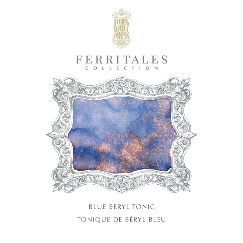 Tintenglas FERRITALES Down the Rabbit Hole - BLUE BERYL TONIC