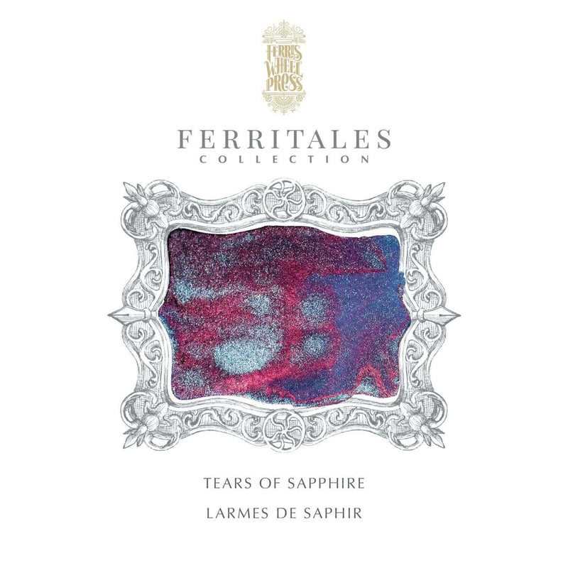 Tintenglas FERRITALES Down the Rabbit Hole - TEARS OF SAPPHIRE