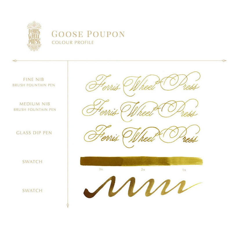 Tintenglas Goose Poupon Ink 38ml