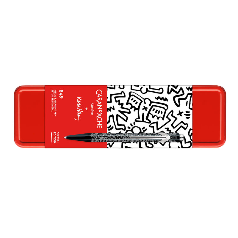 849 Kugelschreiber KEITH HARING™ Schwarz mit Etui