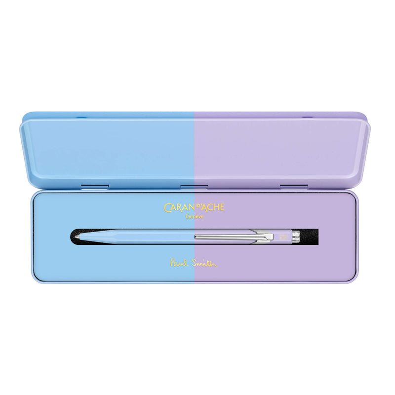 849 Kugelschreiber PAUL SMITH No. 4 Ltd. + Etui Sky Blue/Lavender