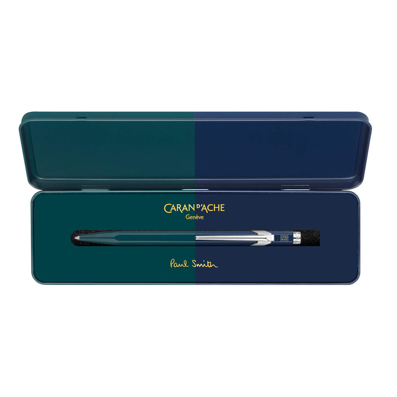 849 Kugelschreiber PAUL SMITH No. 4 Ltd. + Etui Racing Green/Navy