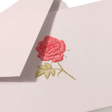 Karten-Box ROSE 10/10 Format 9.5x13cm Doppelkarte mit Umschlag